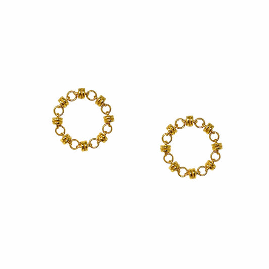 Botticelli Stud Earrings in Gold