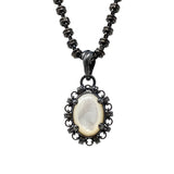 Aperitivo Pendant in Black with Mother of Pearl
