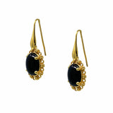 Aperitivo Earrings in Gold with Onyx