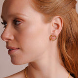 Mini Amore Stud Earrings in Gold