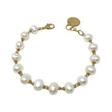 Freshwater Pearls Bracelet in Gold