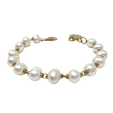 Freshwater Pearls Bracelet in Gold