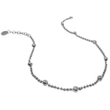 Bubbles Necklace in Silver