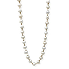 Freshwater Pearls Necklace in Gold