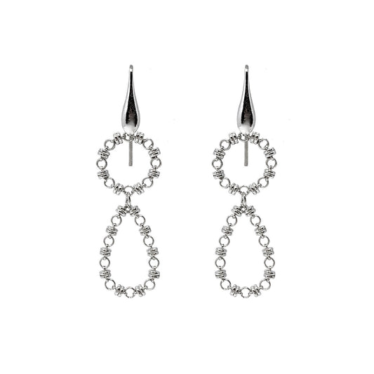 Botticelli Drop Earrings in Silver