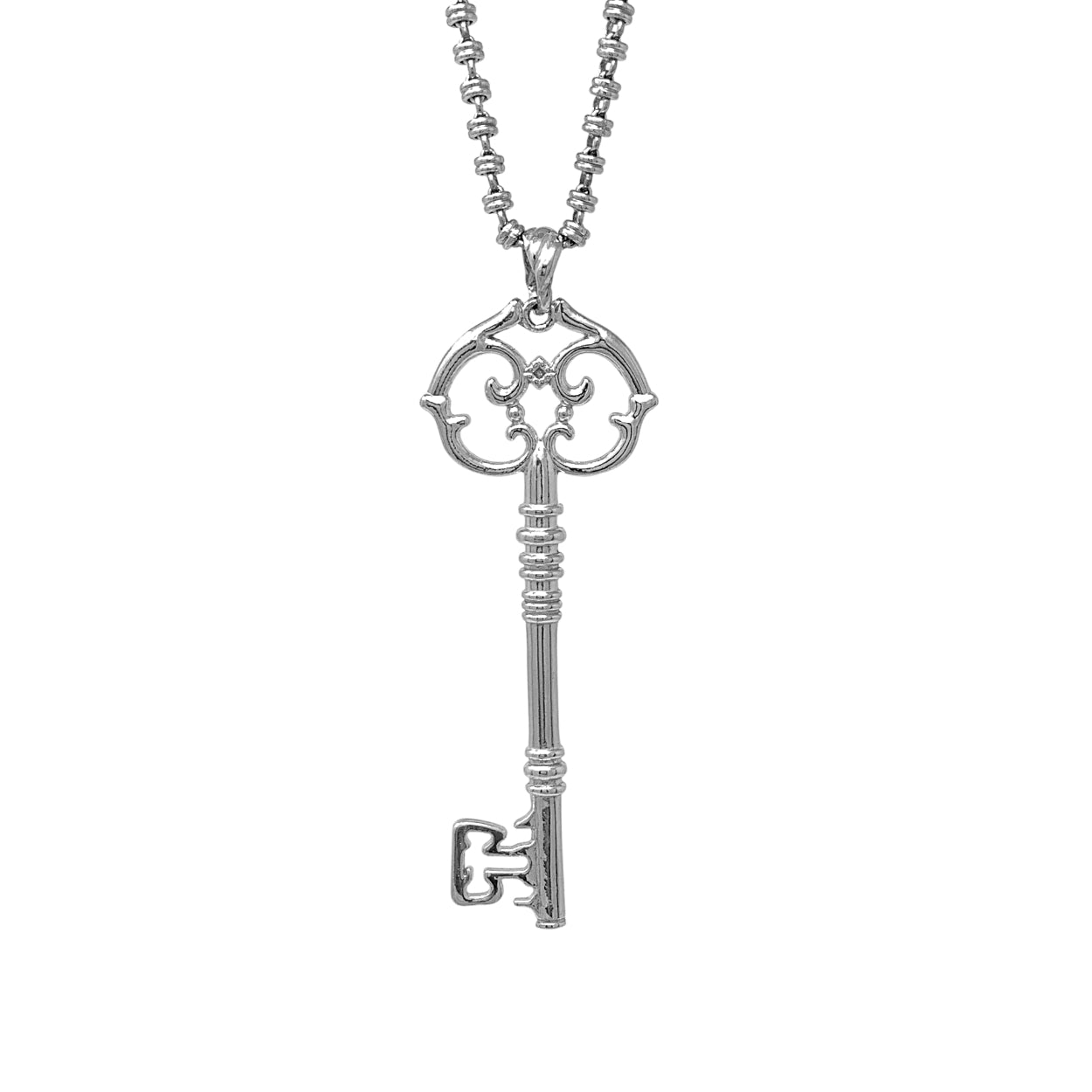 Grande Key Pendant in Silver