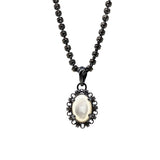 Aperitivo Pendant in Black with Mother of Pearl