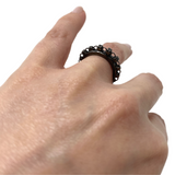 Links Scalare Ring in Black