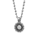 Piazza Pendant in Silver with Mother of Pearl