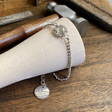 Mini Filary Bracelet in Silver with Prasiolite