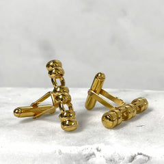 "Raise the Bar" Links Cufflinks in Gold