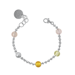 Bubbles Color Bracelet in Silver