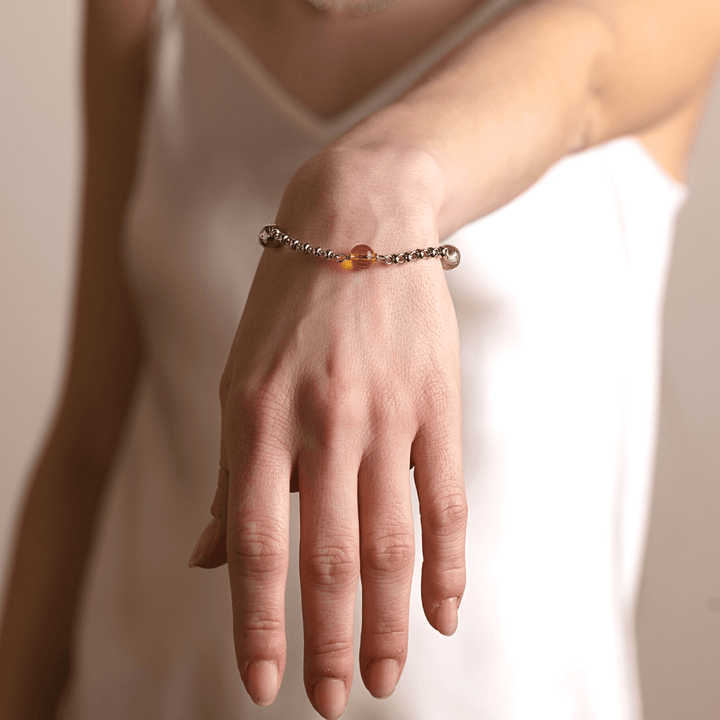 Bubbles Color Bracelet in Silver