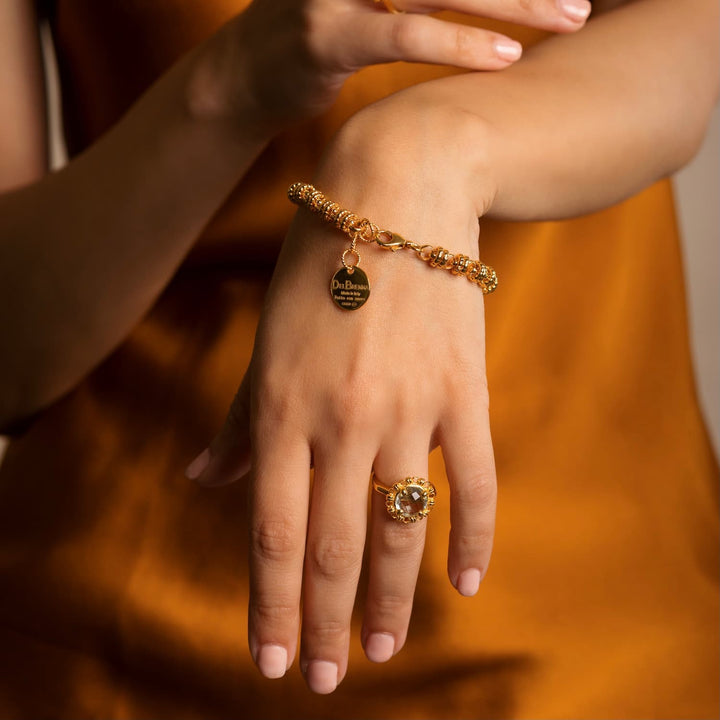 Etruscan Links Bracelet in Gold