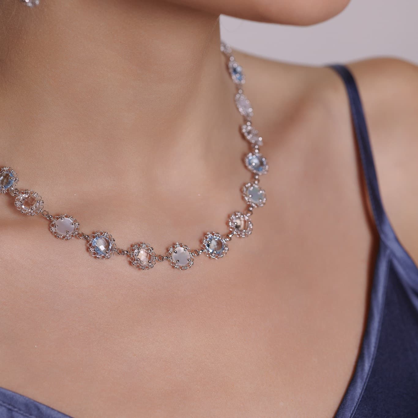 Vivaldi Winter Necklace in Silver