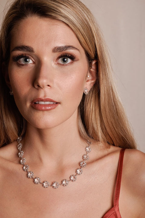 Vivaldi Summer Stud Earrings in Silver