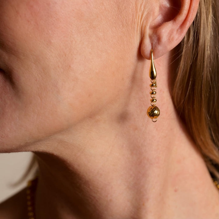 Bubbles Earrings in Gold