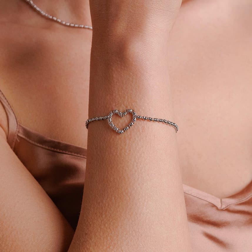 Mini Amore Bracelet in Silver