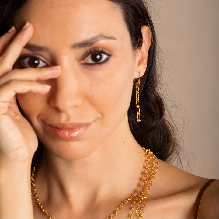 Ponte Vecchio Earrings in Gold