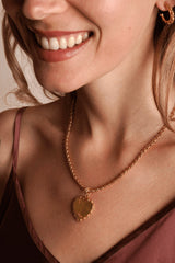 DelBrenna Heart Pendant in Gold