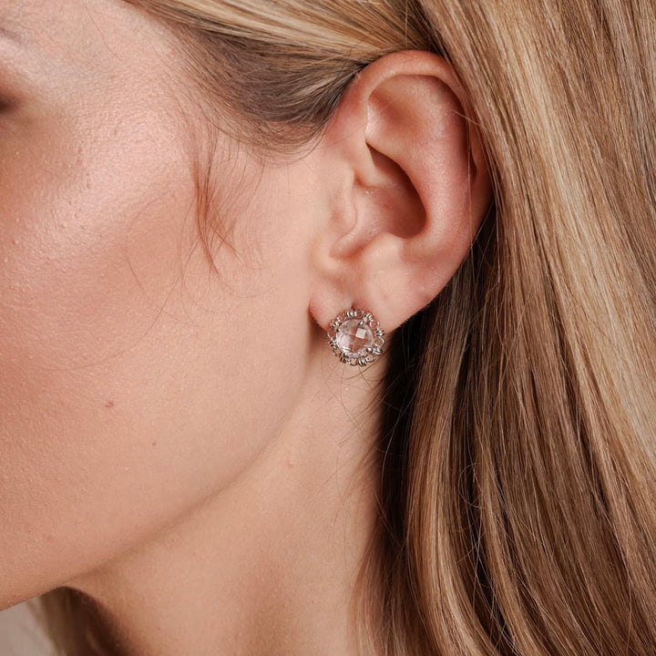 Vivaldi Summer Stud Earrings in Silver