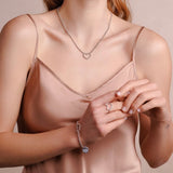 Mini Amore Necklace in Silver