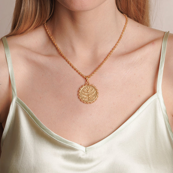 Tree of life pendant gold discount
