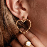 Amore Earrings in Gold