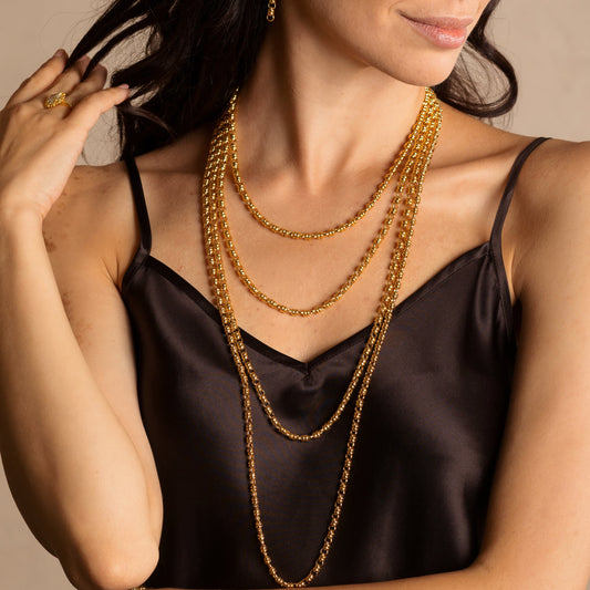 Links 5mm Necklace in Gold