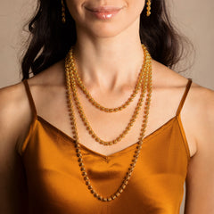 Etruscan Links Necklace in Gold