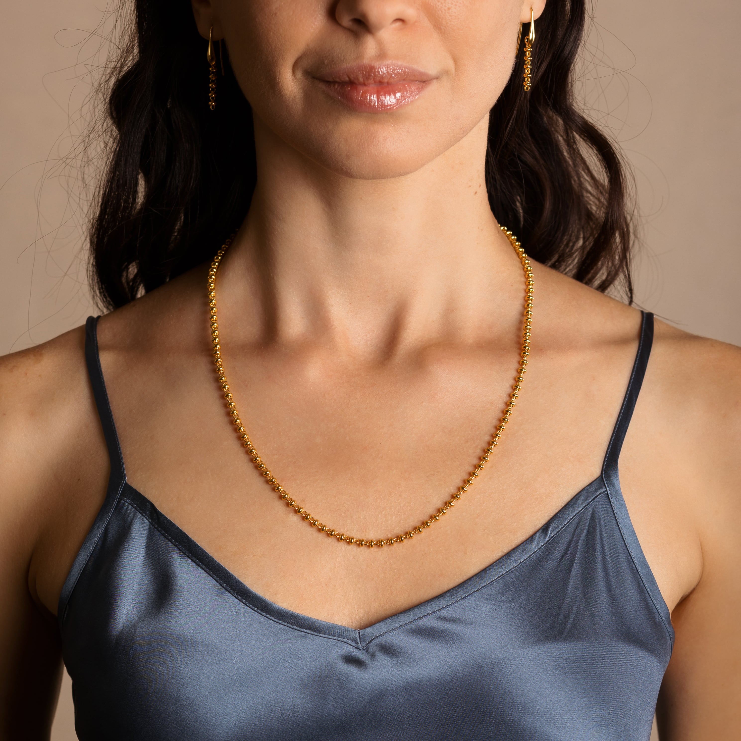 Ciambelle 3mm Necklace in Gold