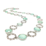 Botticelli Necklace in Silver with Chalcedony