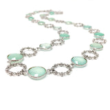 Botticelli Necklace in Silver with Chalcedony