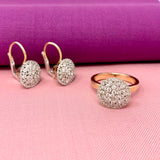 Wish Earrings in 18K Rose Gold & White Gold